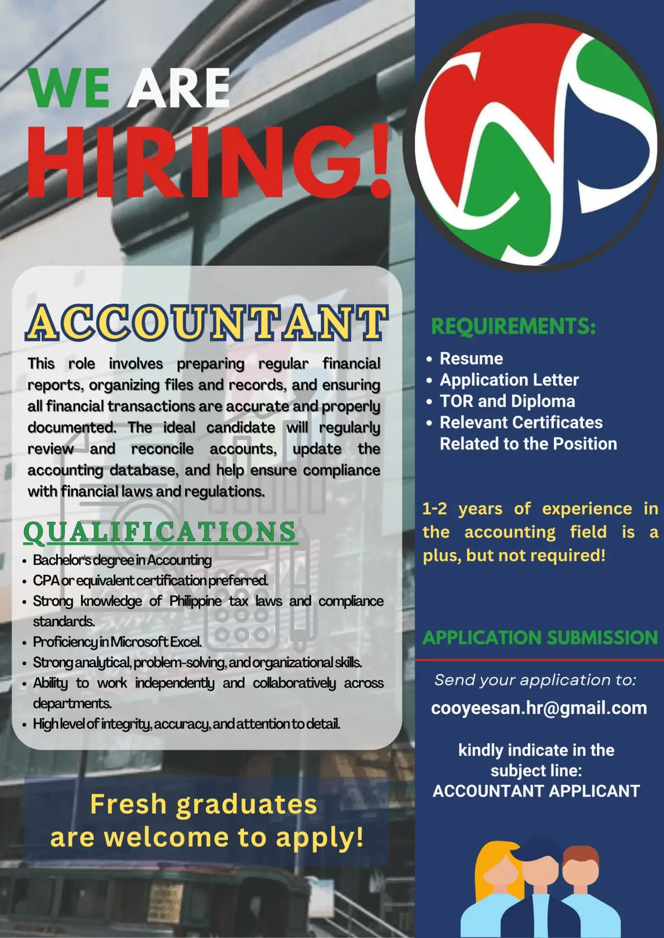 Hiring Accountant